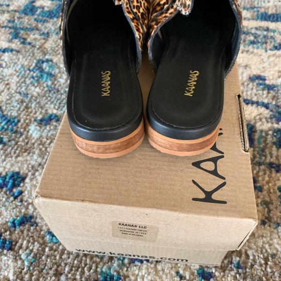 NIB Milan loafer mule cheetah print 9 brand new 🐆 - Picture 6 of 15